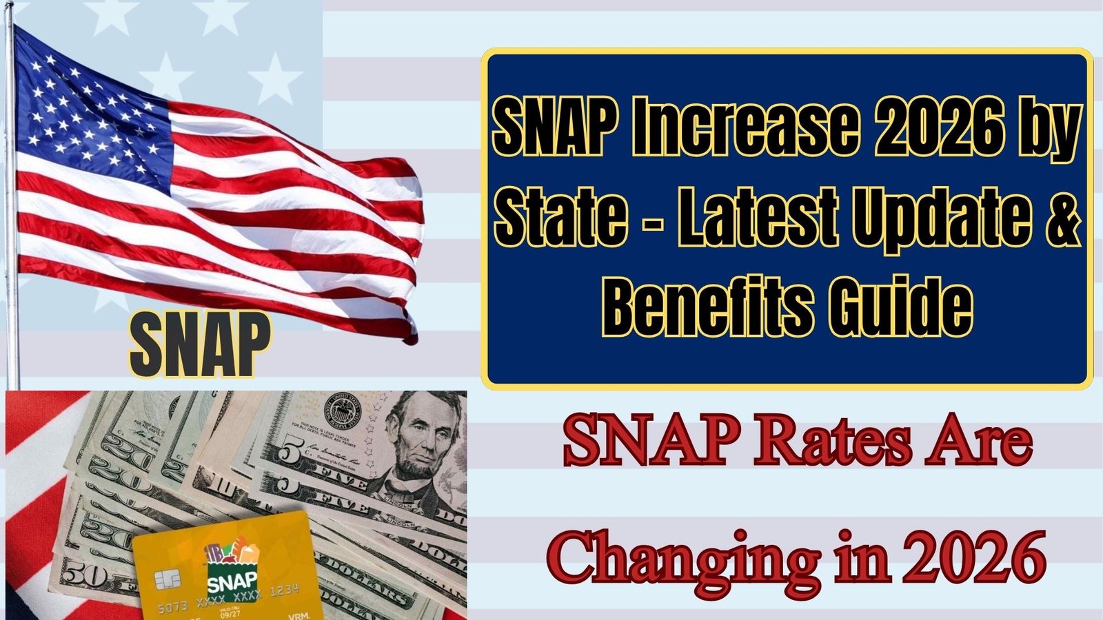 SNAP Increase 2026 by State